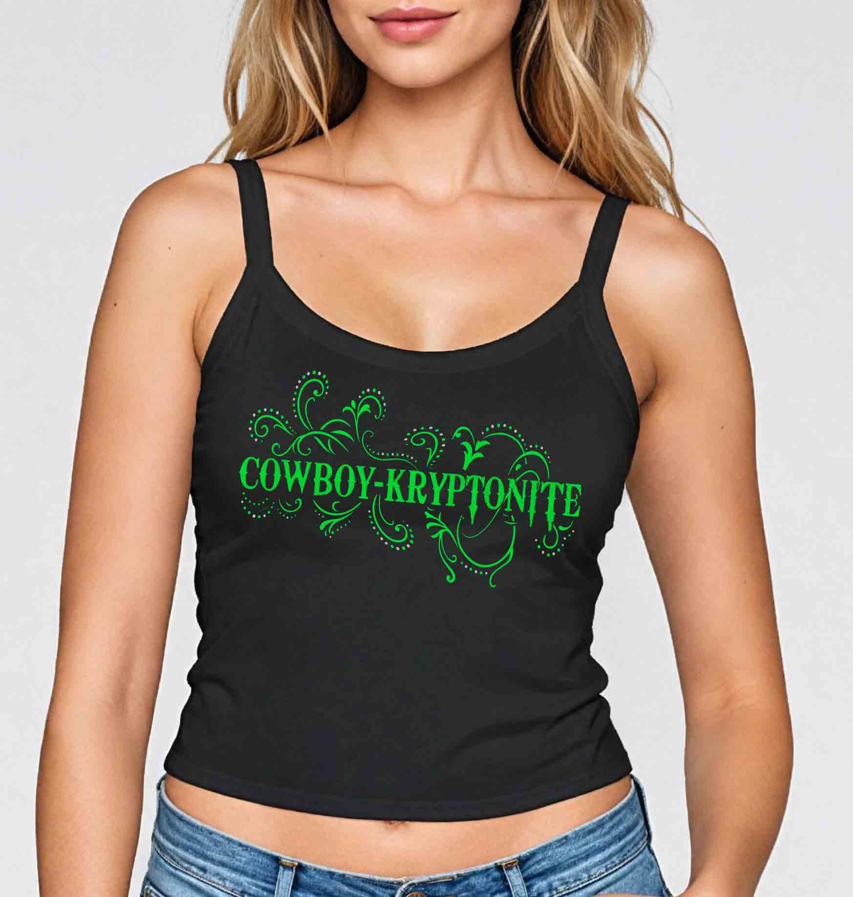 Cowboy-Kryptonite - Crop Top Tank