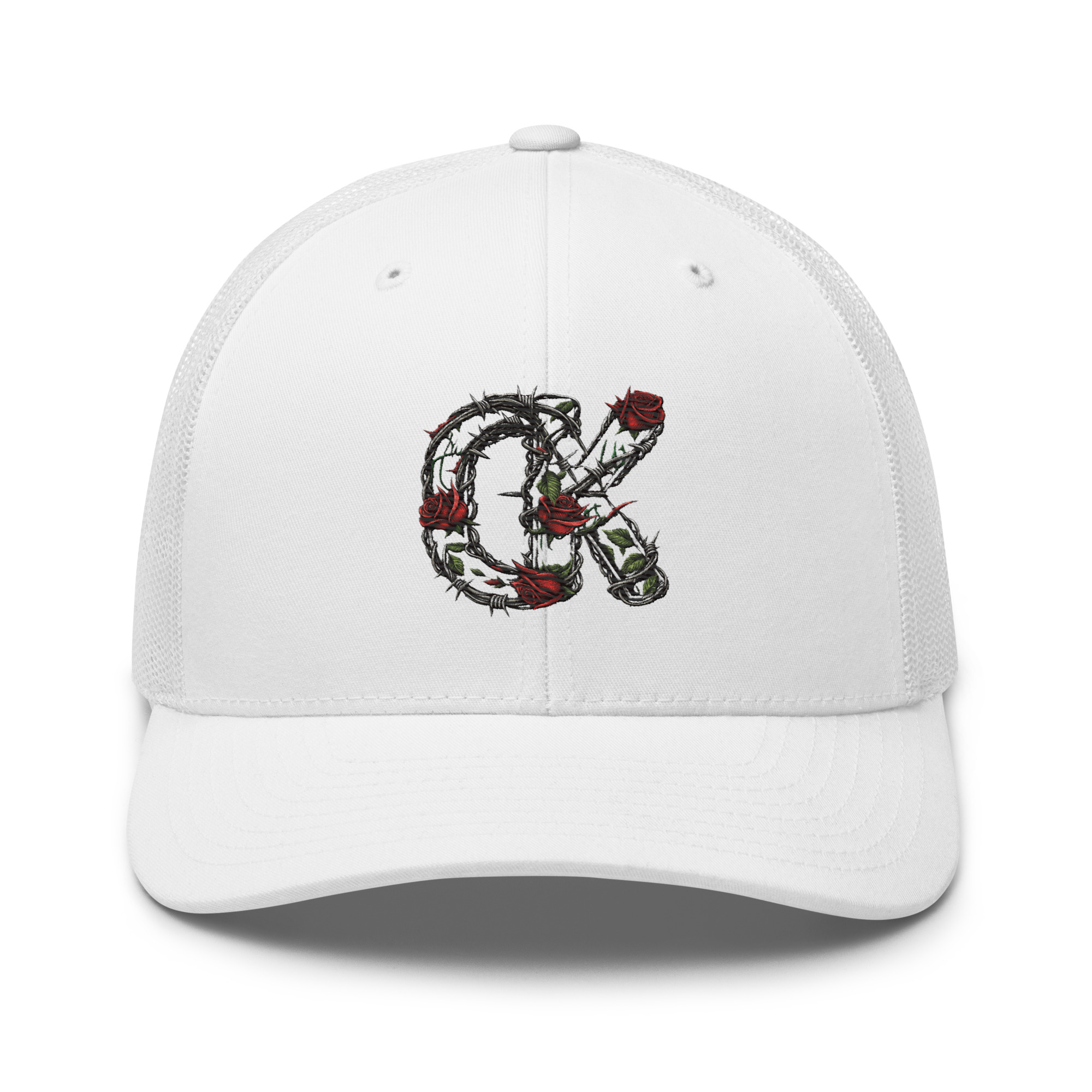 Cowboy Kryptonite Trucker Cap – Roses & Barbwire CK Logo