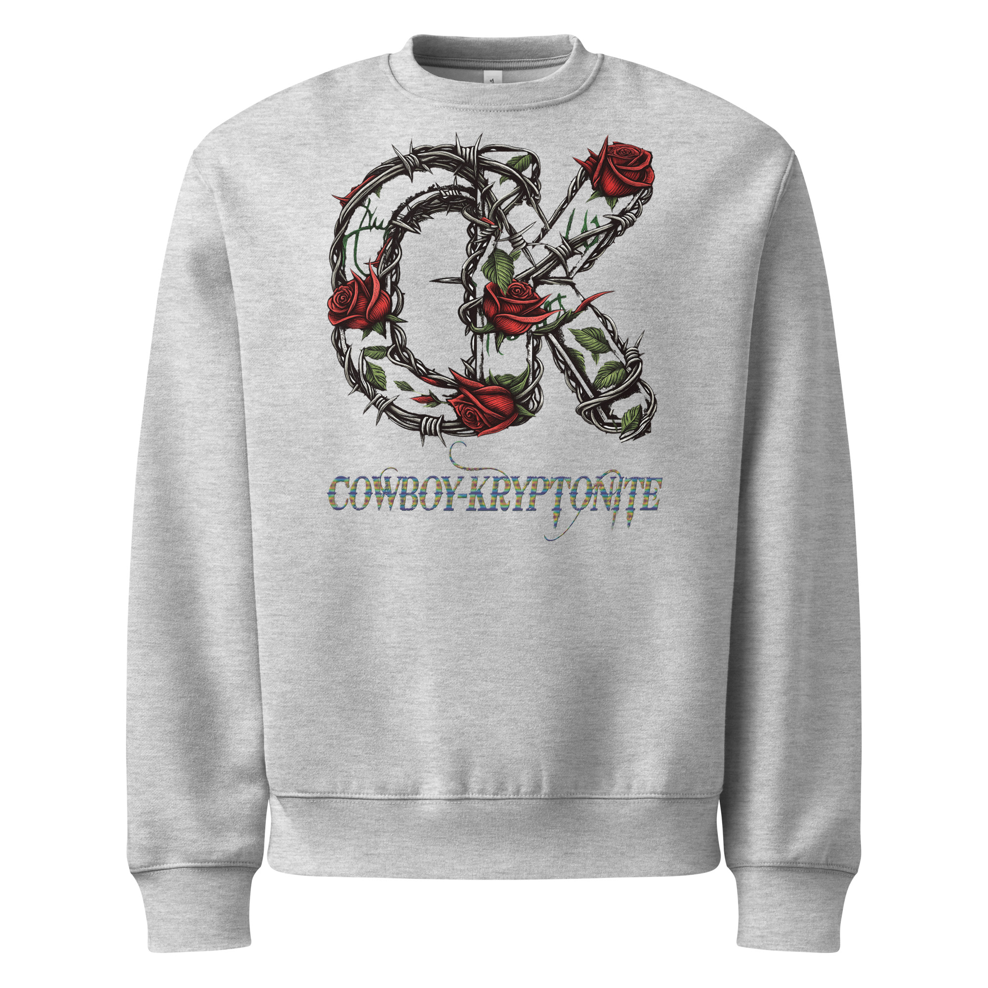 Cowboy-Kryptonite “Barbed Rose” Oversized Heavyweight Sweatshirt