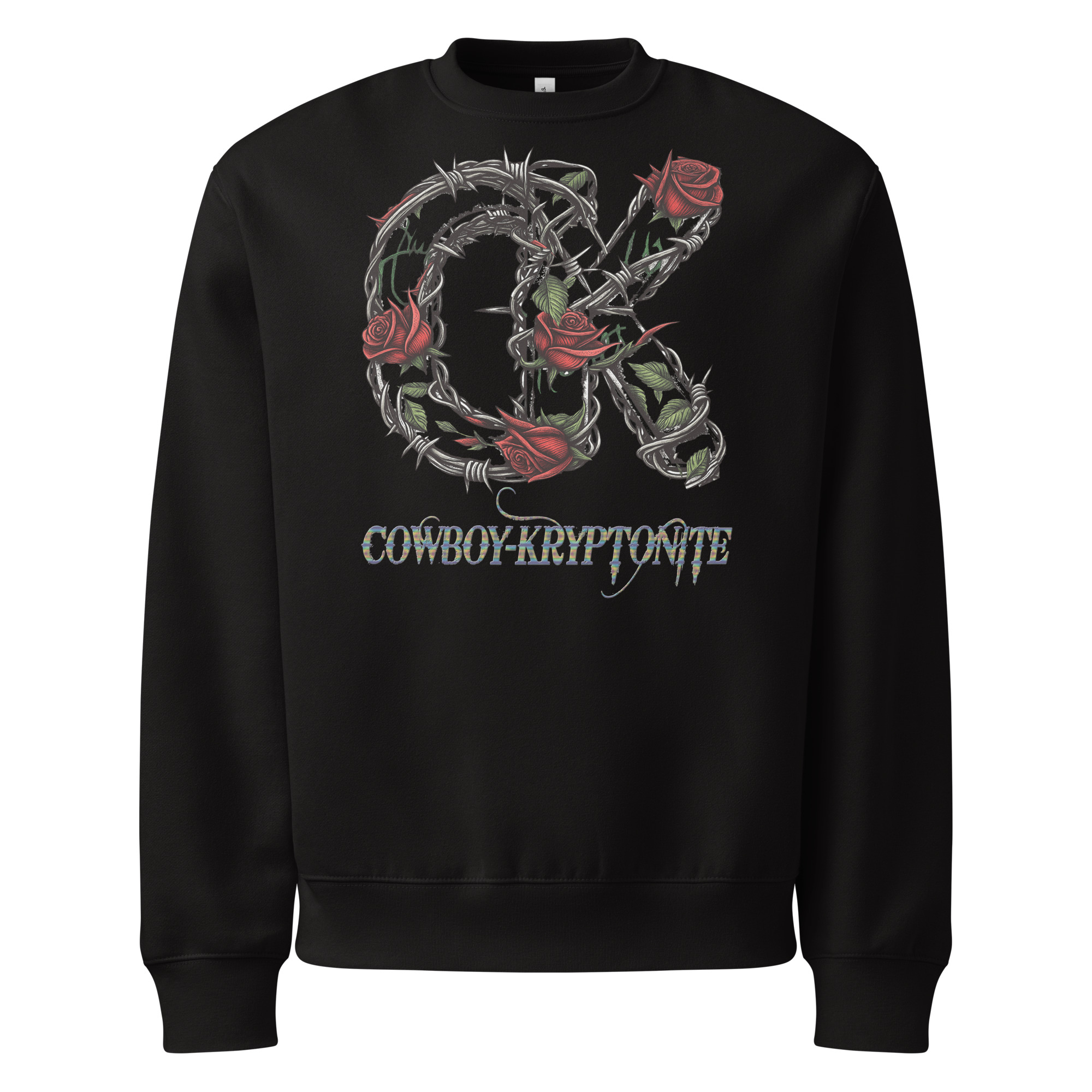 Cowboy-Kryptonite “Barbed Rose” Oversized Heavyweight Sweatshirt - Image 2