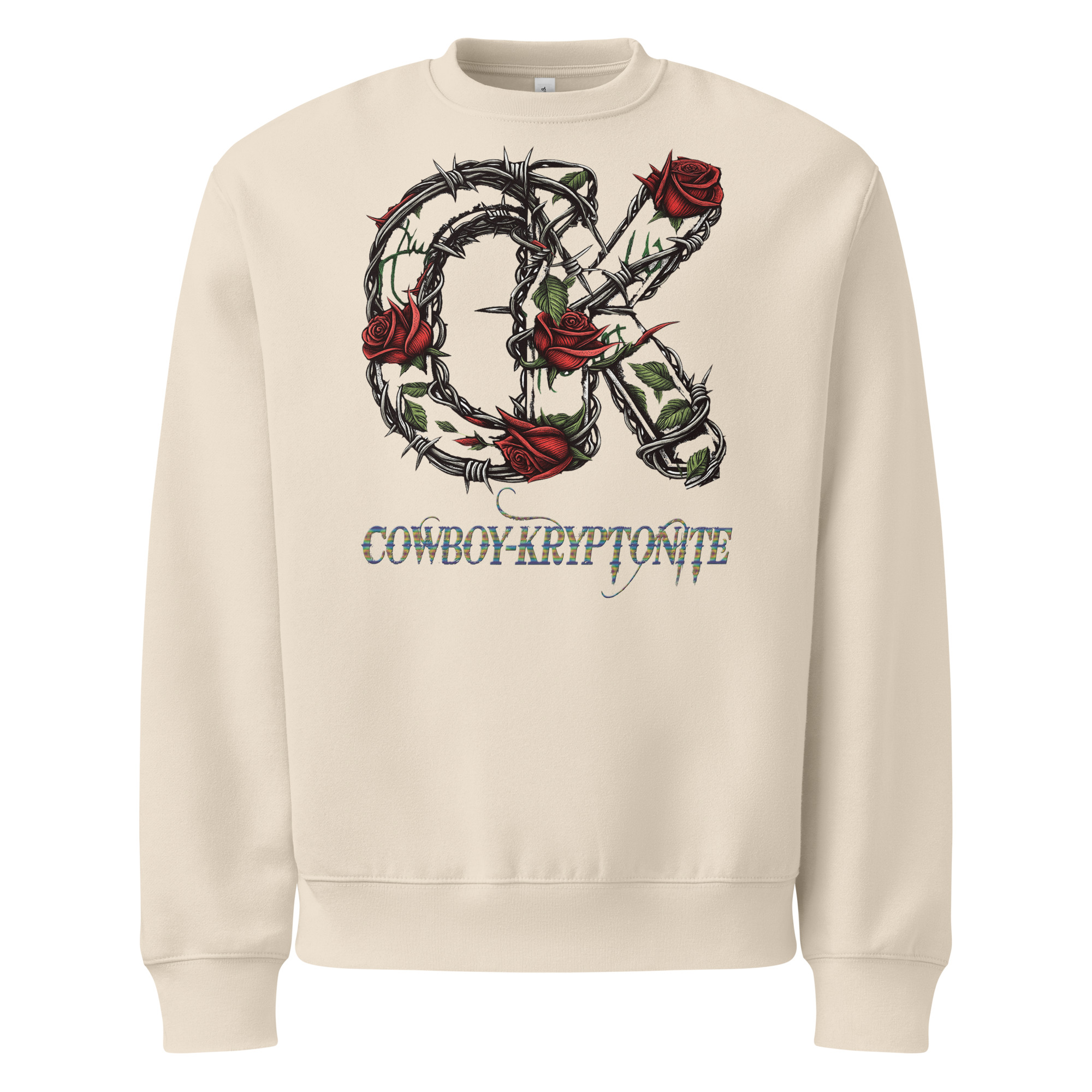 Cowboy-Kryptonite “Barbed Rose” Oversized Heavyweight Sweatshirt - Image 6