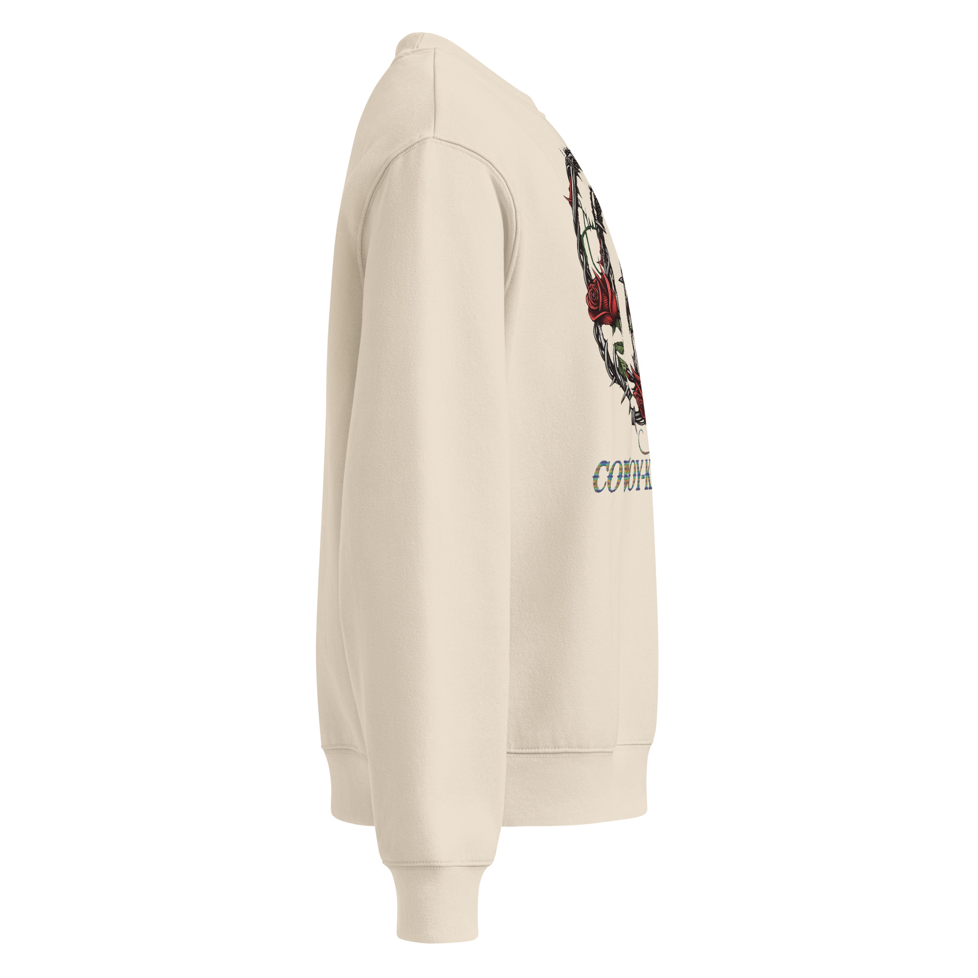 Cowboy-Kryptonite “Barbed Rose” Oversized Heavyweight Sweatshirt - Image 9