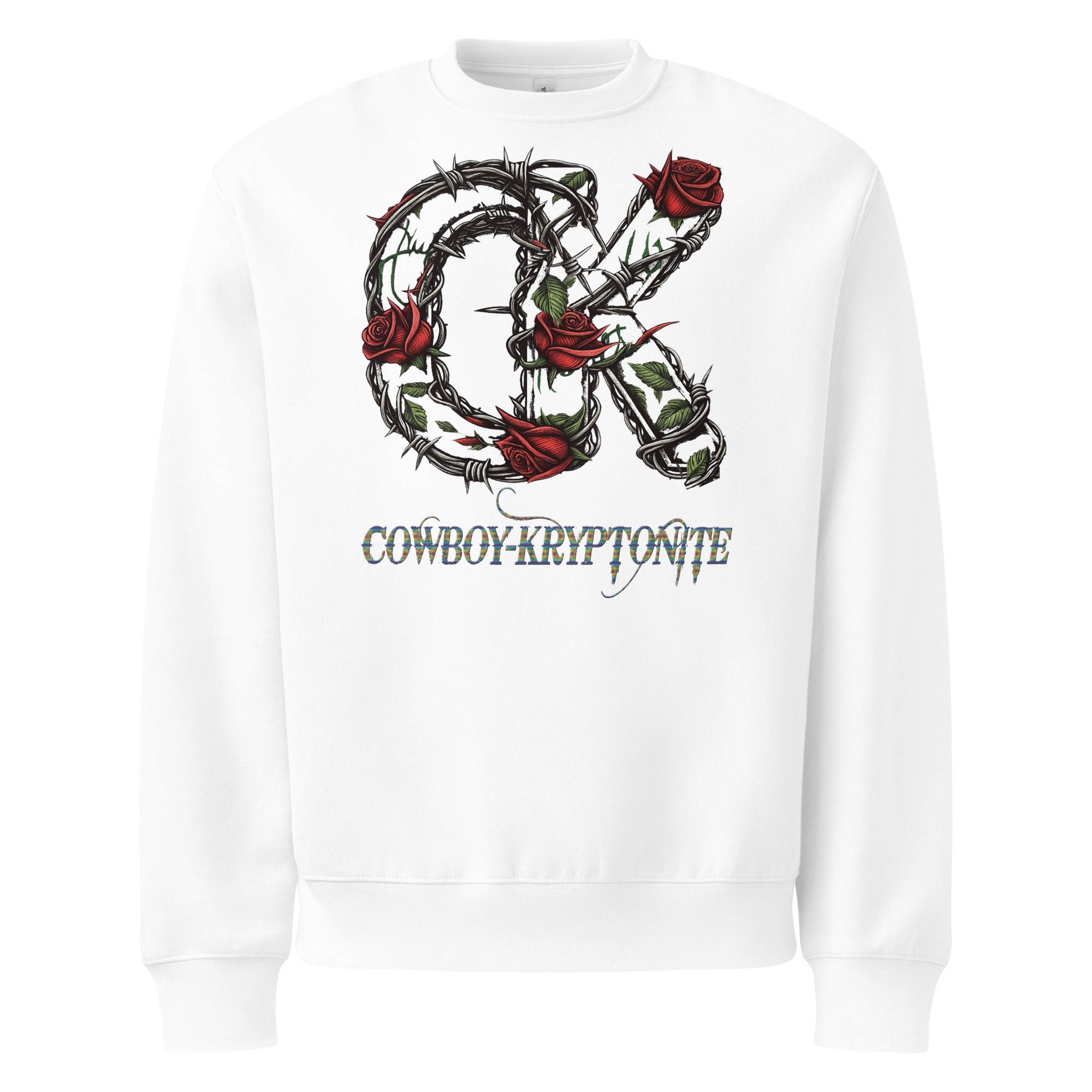 Cowboy-Kryptonite “Barbed Rose” Oversized Heavyweight Sweatshirt - Image 13