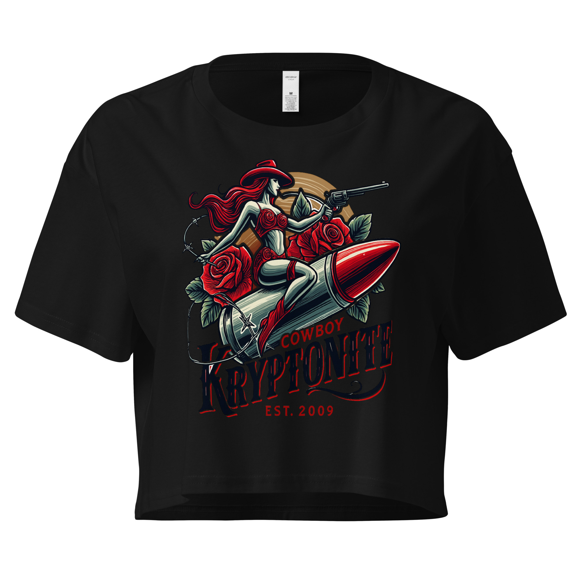 Riding Bullets – Women’s Crop Top - Image 2