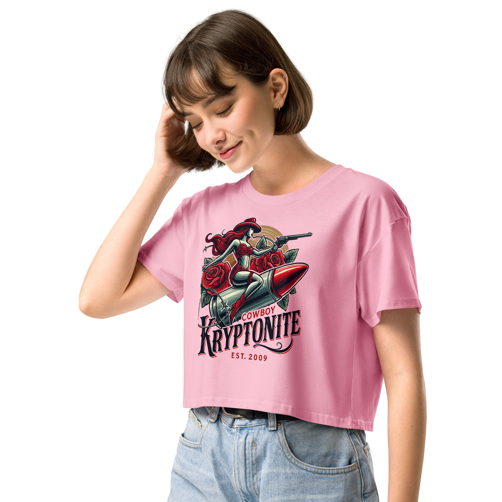 Riding Bullets – Women’s Crop Top - Image 5