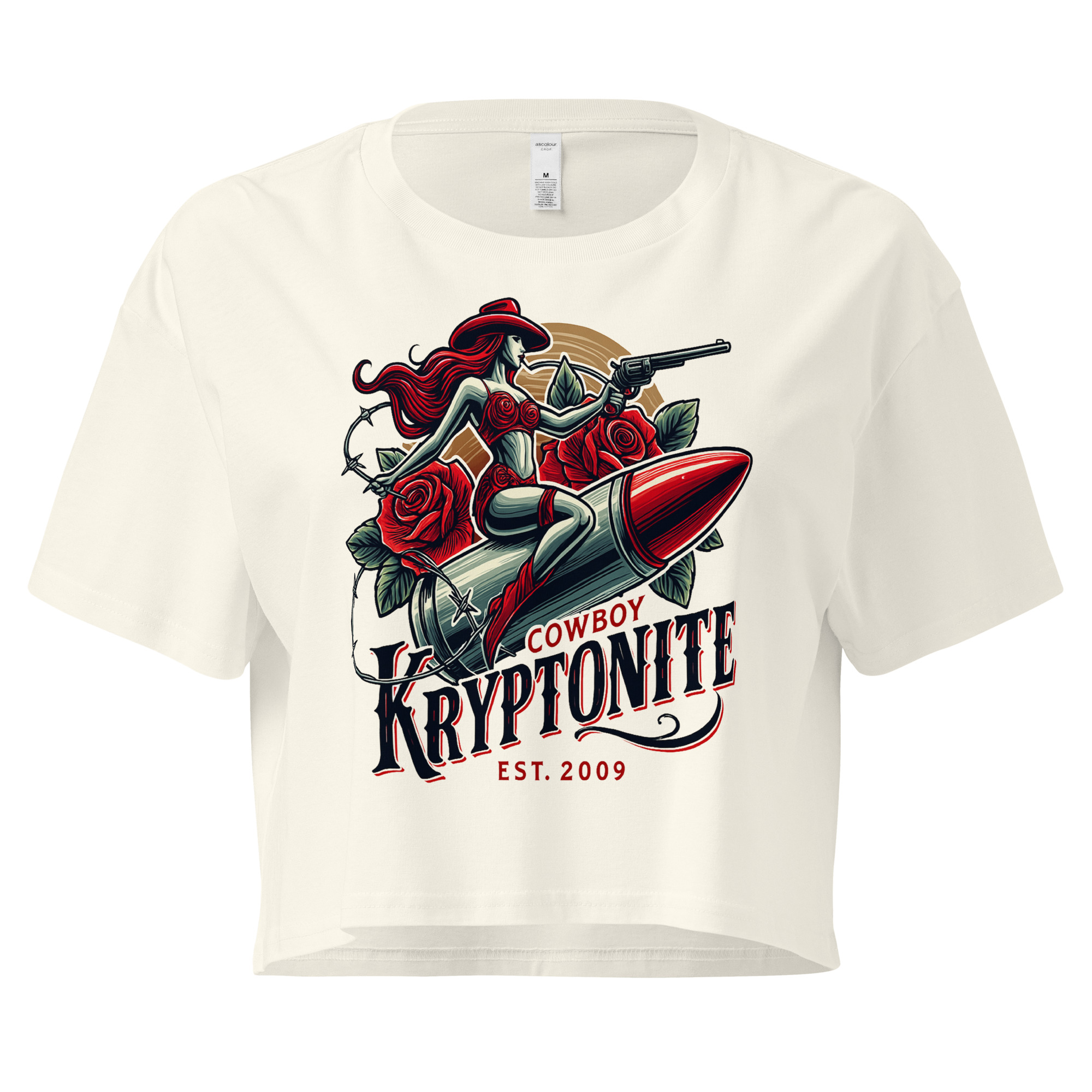 Riding Bullets – Women’s Crop Top - Image 4