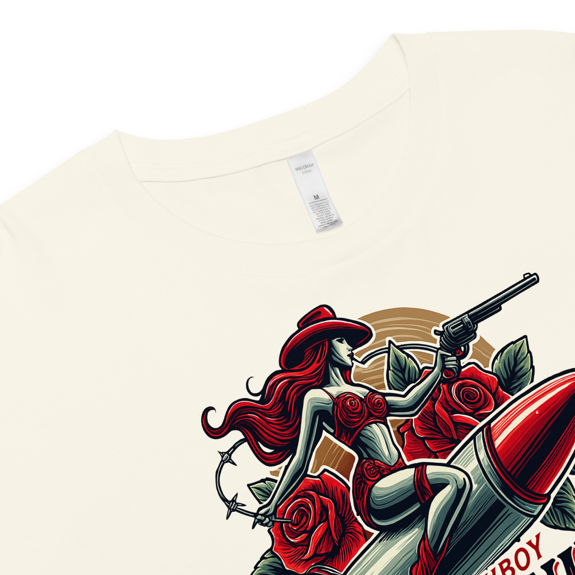 Riding Bullets – Women’s Crop Top - Image 8