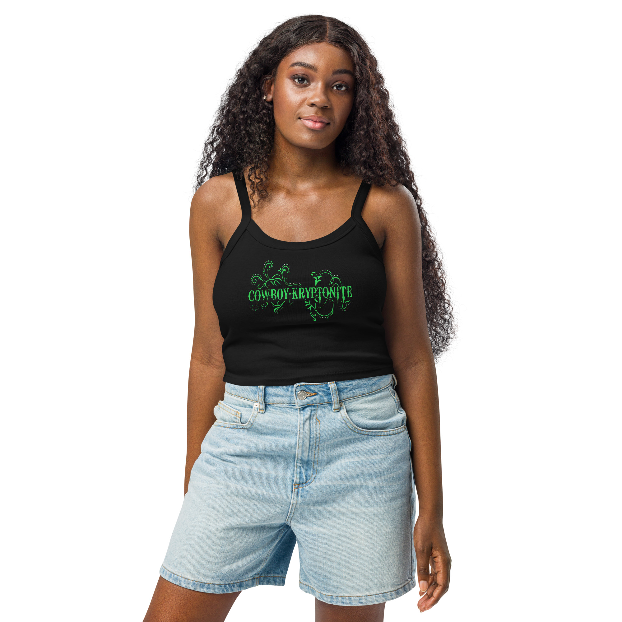 Cowboy-Kryptonite Micro-Rib Tank Top - Image 4