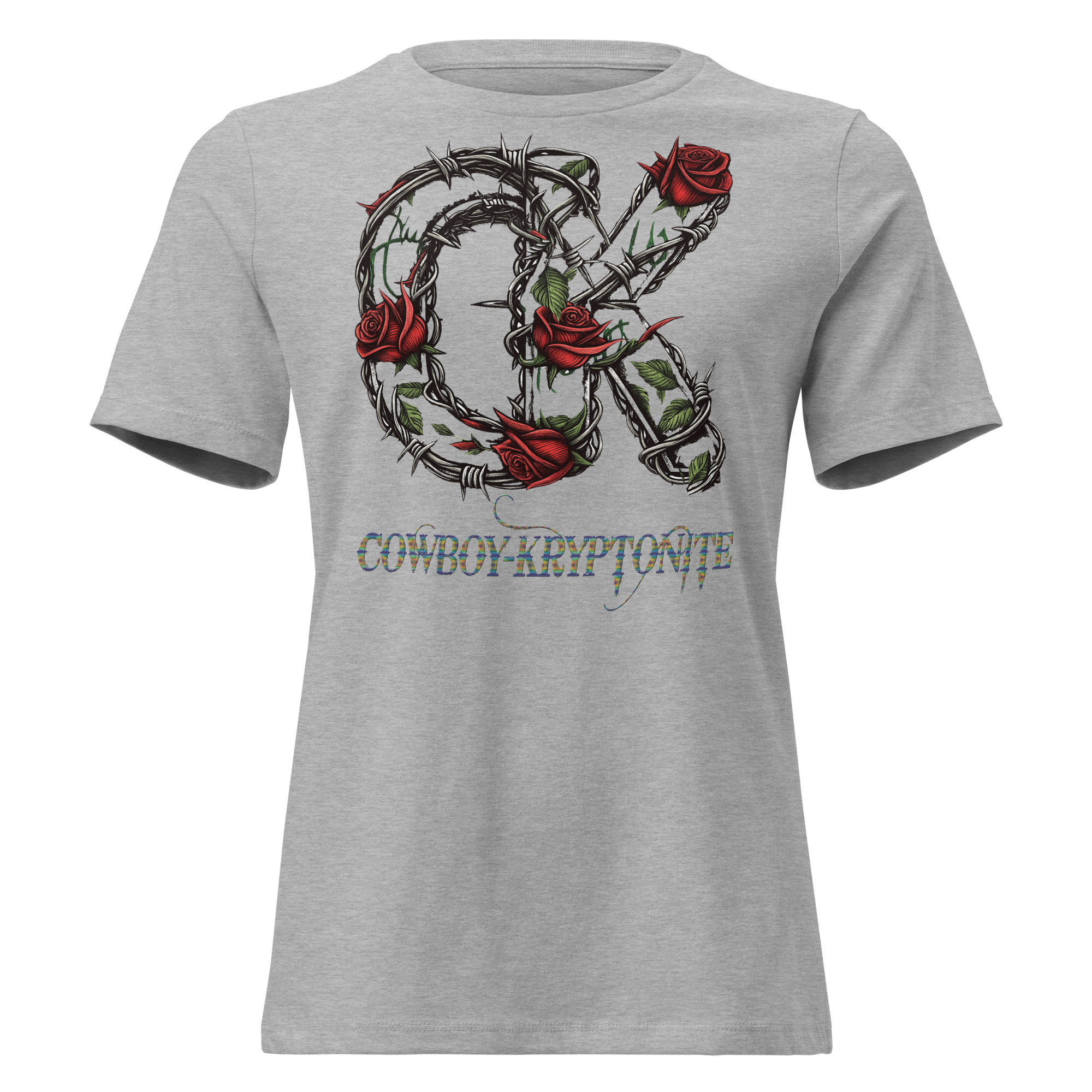 Cowboy-Kryptonite “Barbed Rose” Women’s Relaxed Tee - Image 4