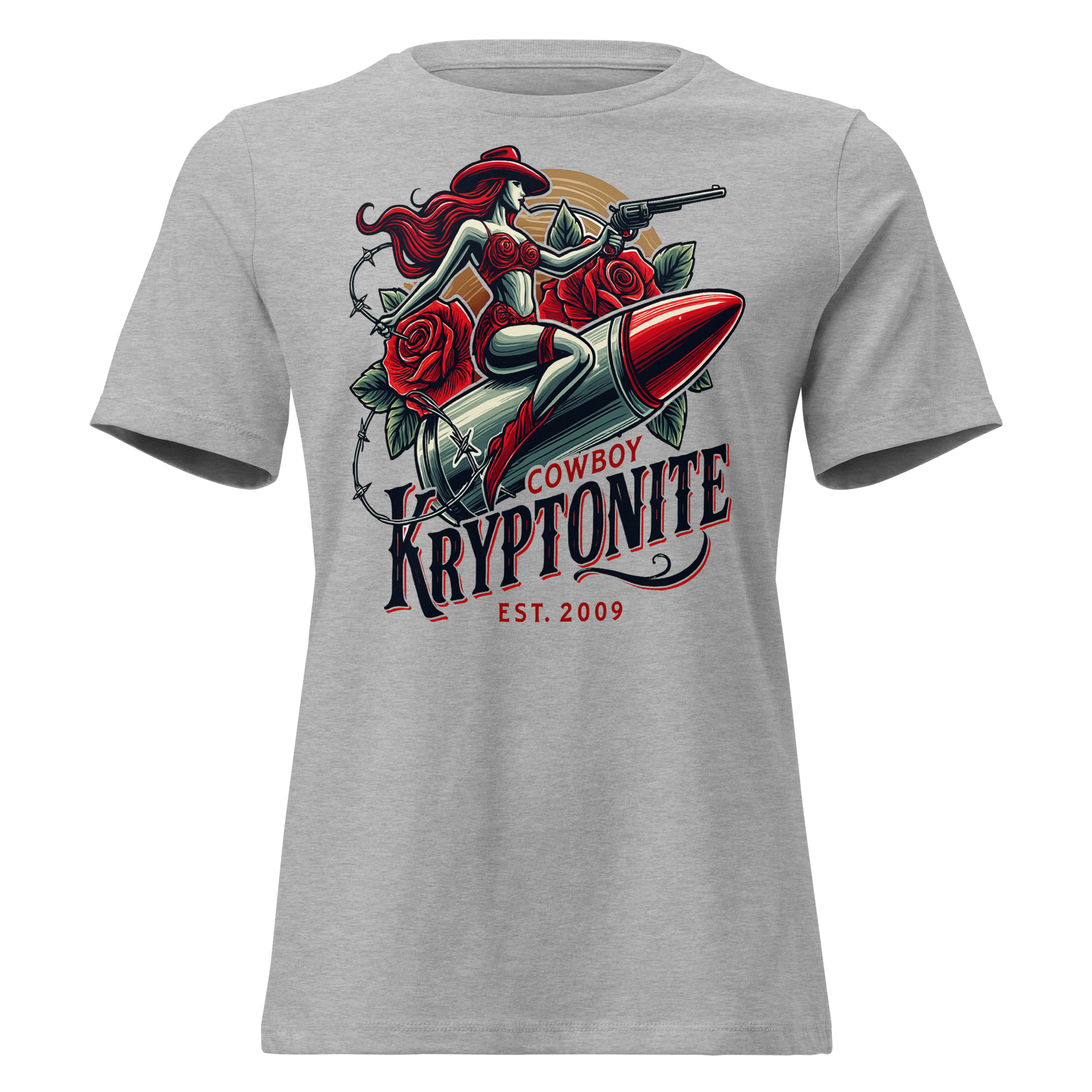 Cowboy Kryptonite “Ride Bold, Love Wild” – Women’s Relaxed T-Shirt - Image 6