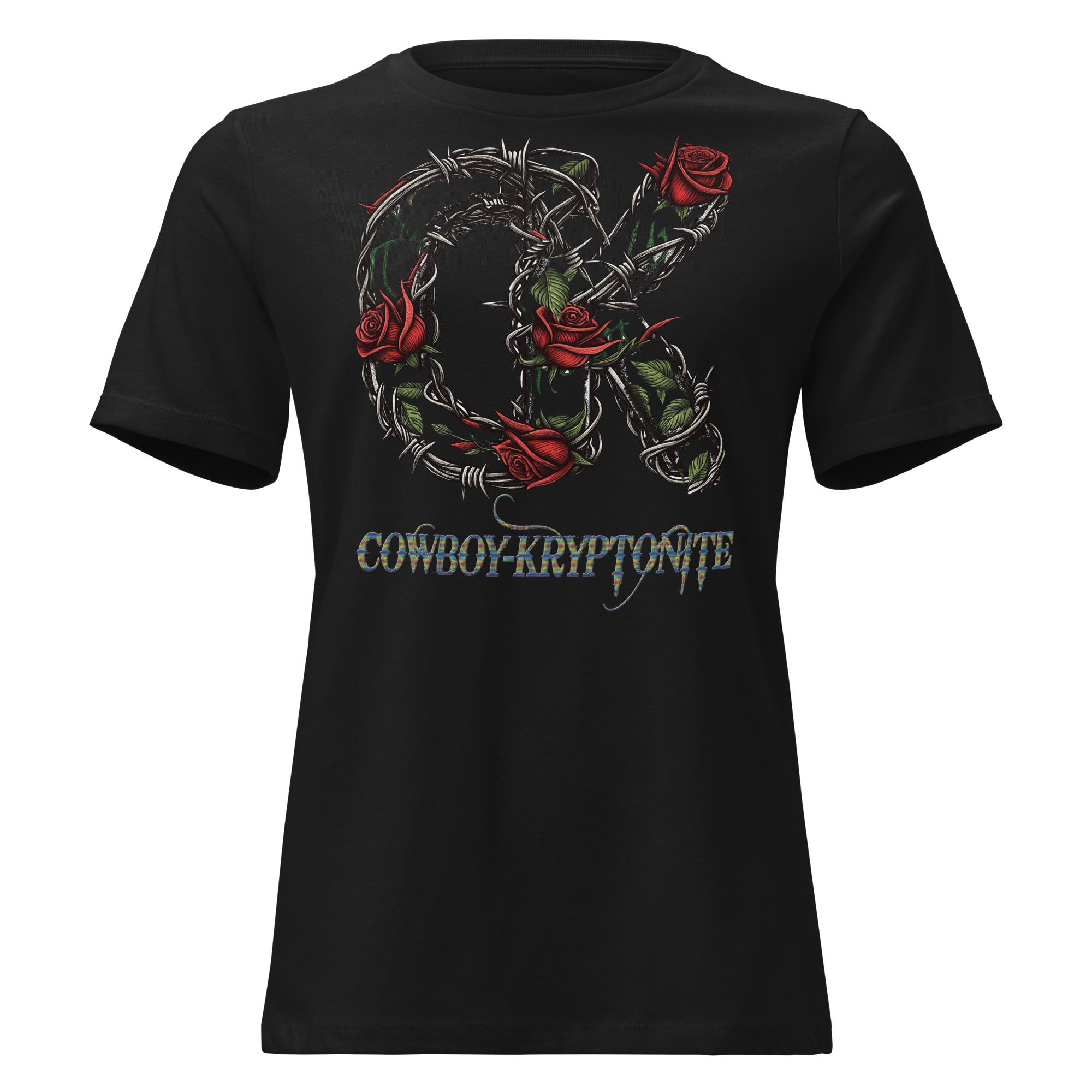 Cowboy-Kryptonite “Barbed Rose” Women’s Relaxed Tee
