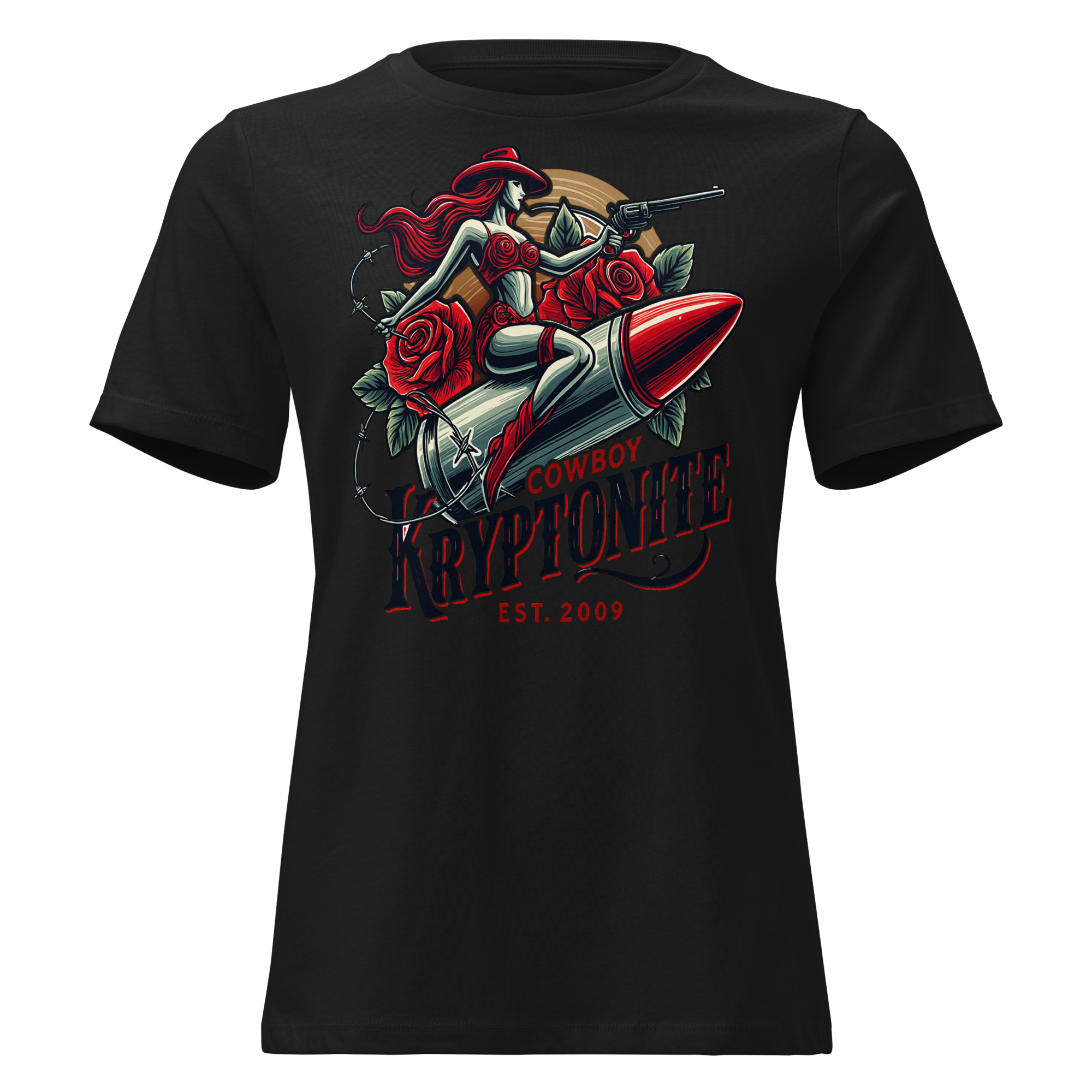 Cowboy Kryptonite “Ride Bold, Love Wild” – Women’s Relaxed T-Shirt - Image 3