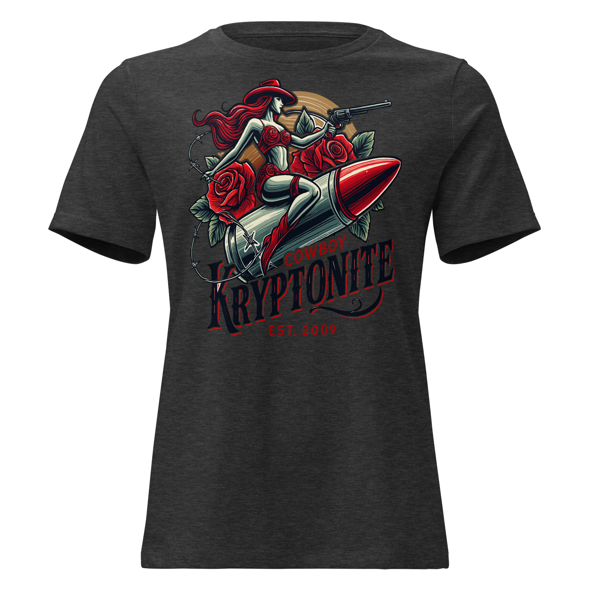 Cowboy Kryptonite “Ride Bold, Love Wild” – Women’s Relaxed T-Shirt - Image 4