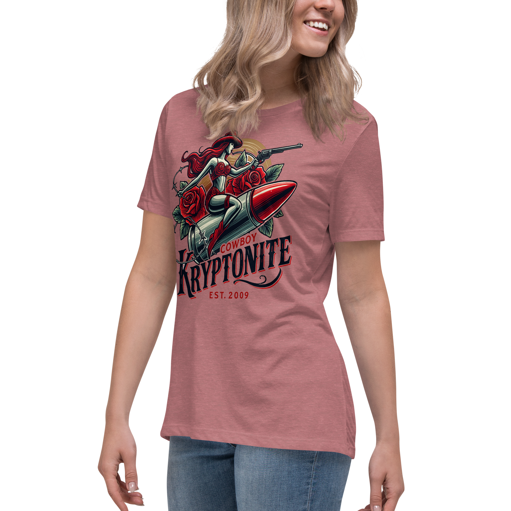 Cowboy Kryptonite “Ride Bold, Love Wild” – Women’s Relaxed T-Shirt - Image 9