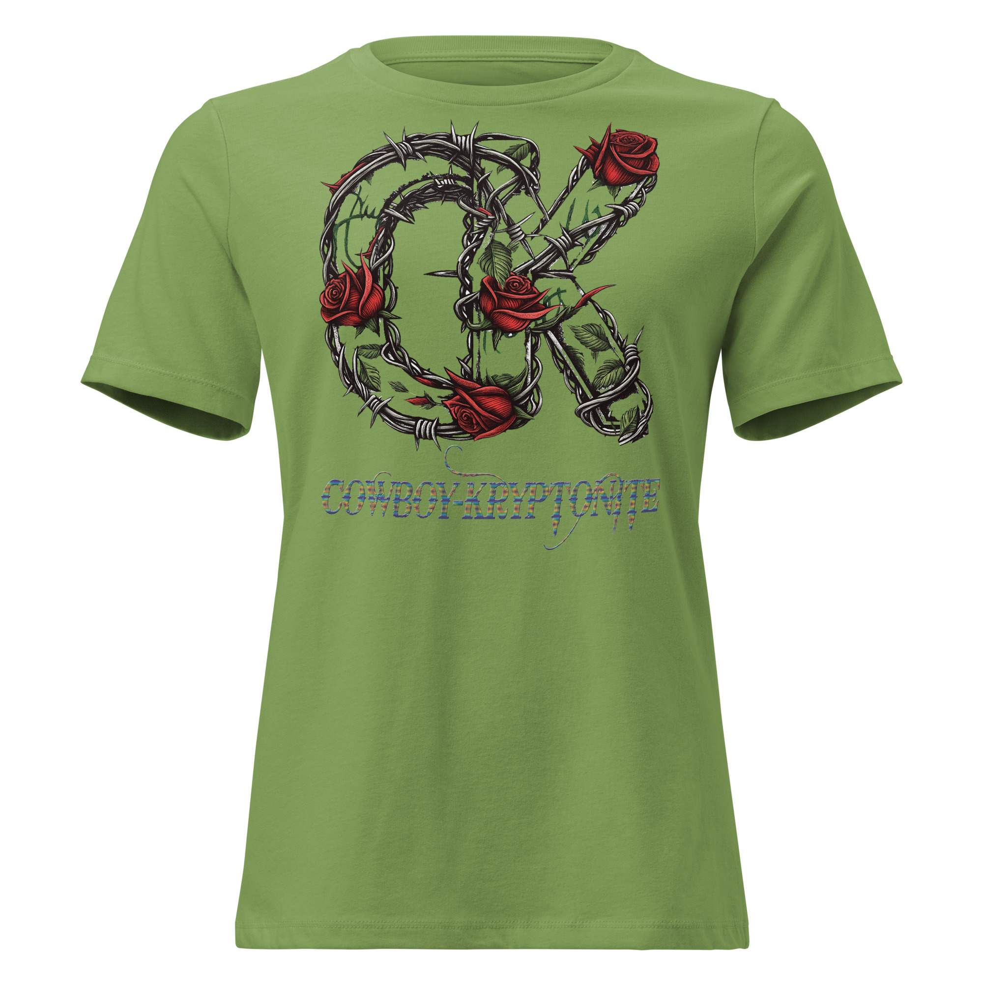 Cowboy-Kryptonite “Barbed Rose” Women’s Relaxed Tee - Image 3