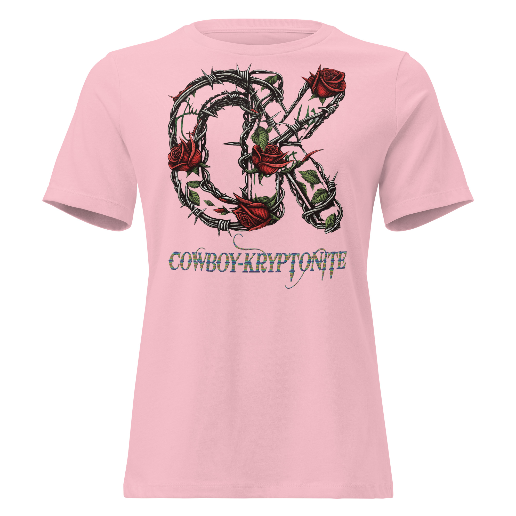 Cowboy-Kryptonite “Barbed Rose” Women’s Relaxed Tee - Image 6