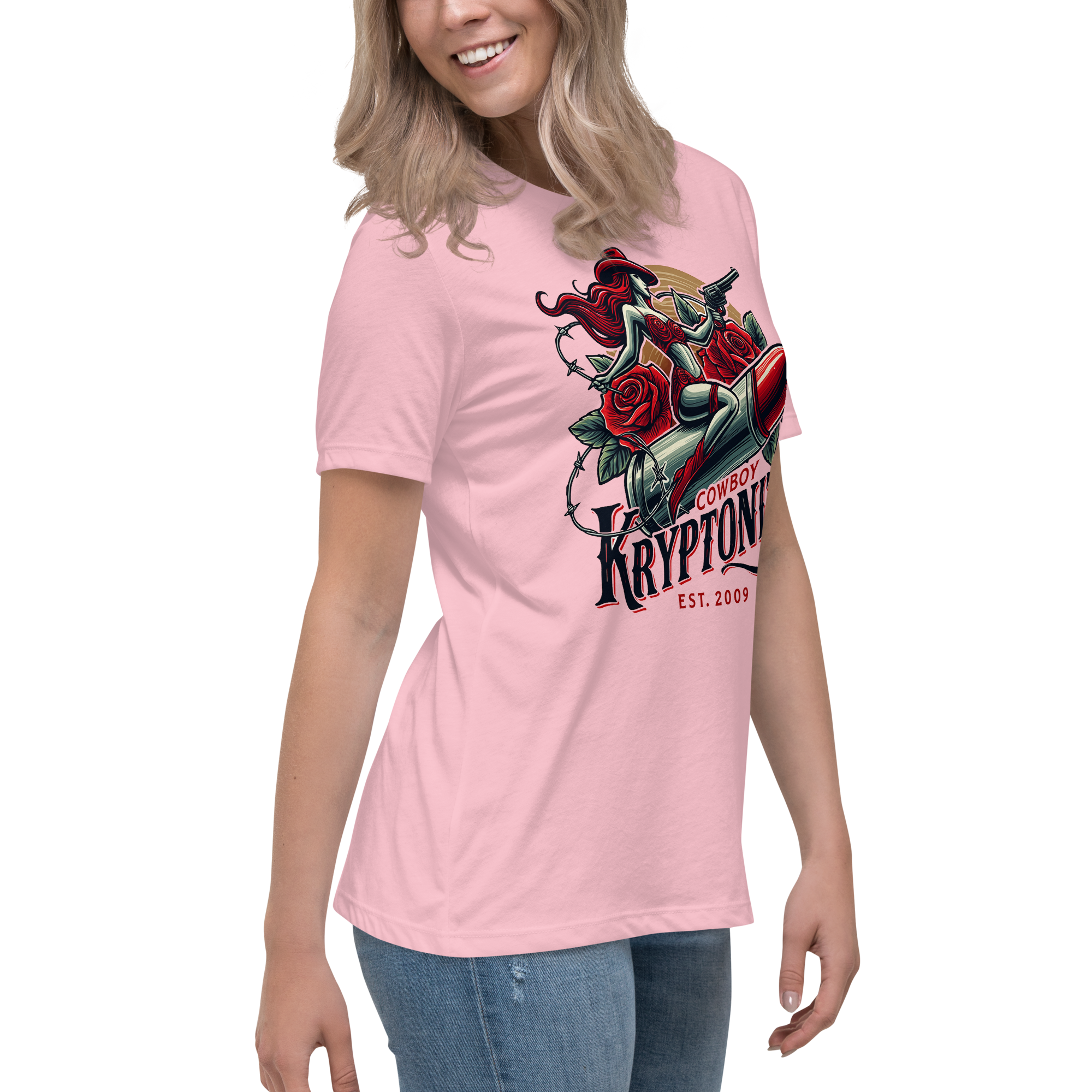 Cowboy Kryptonite “Ride Bold, Love Wild” – Women’s Relaxed T-Shirt - Image 11