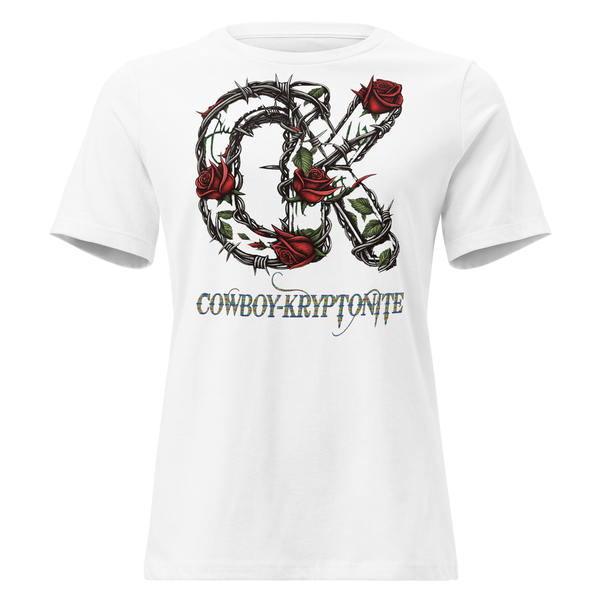 Cowboy-Kryptonite “Barbed Rose” Women’s Relaxed Tee - Image 5