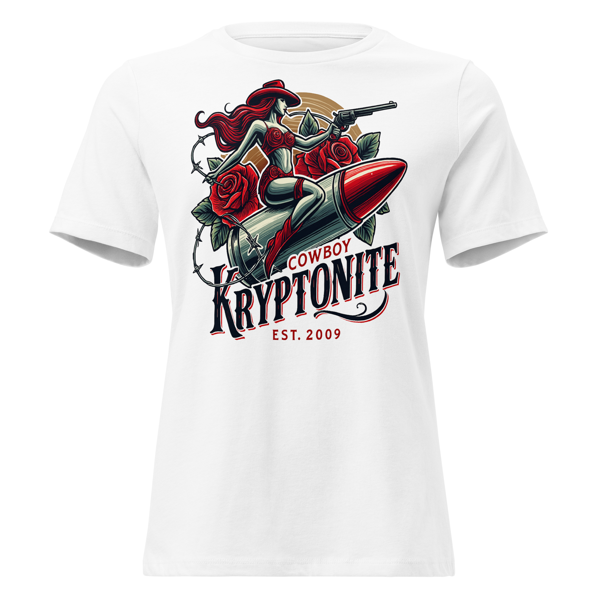 Cowboy Kryptonite “Ride Bold, Love Wild” – Women’s Relaxed T-Shirt - Image 2