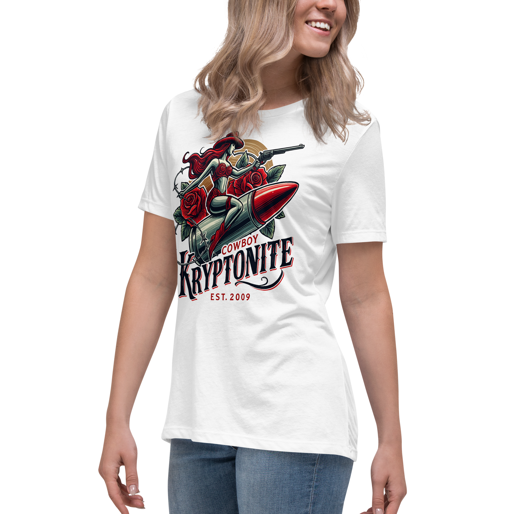 Cowboy Kryptonite “Ride Bold, Love Wild” – Women’s Relaxed T-Shirt - Image 10
