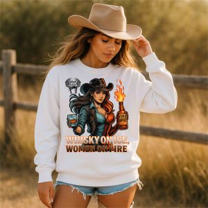 “Whisky on Ice, Women on Fire” - Long Sleeve