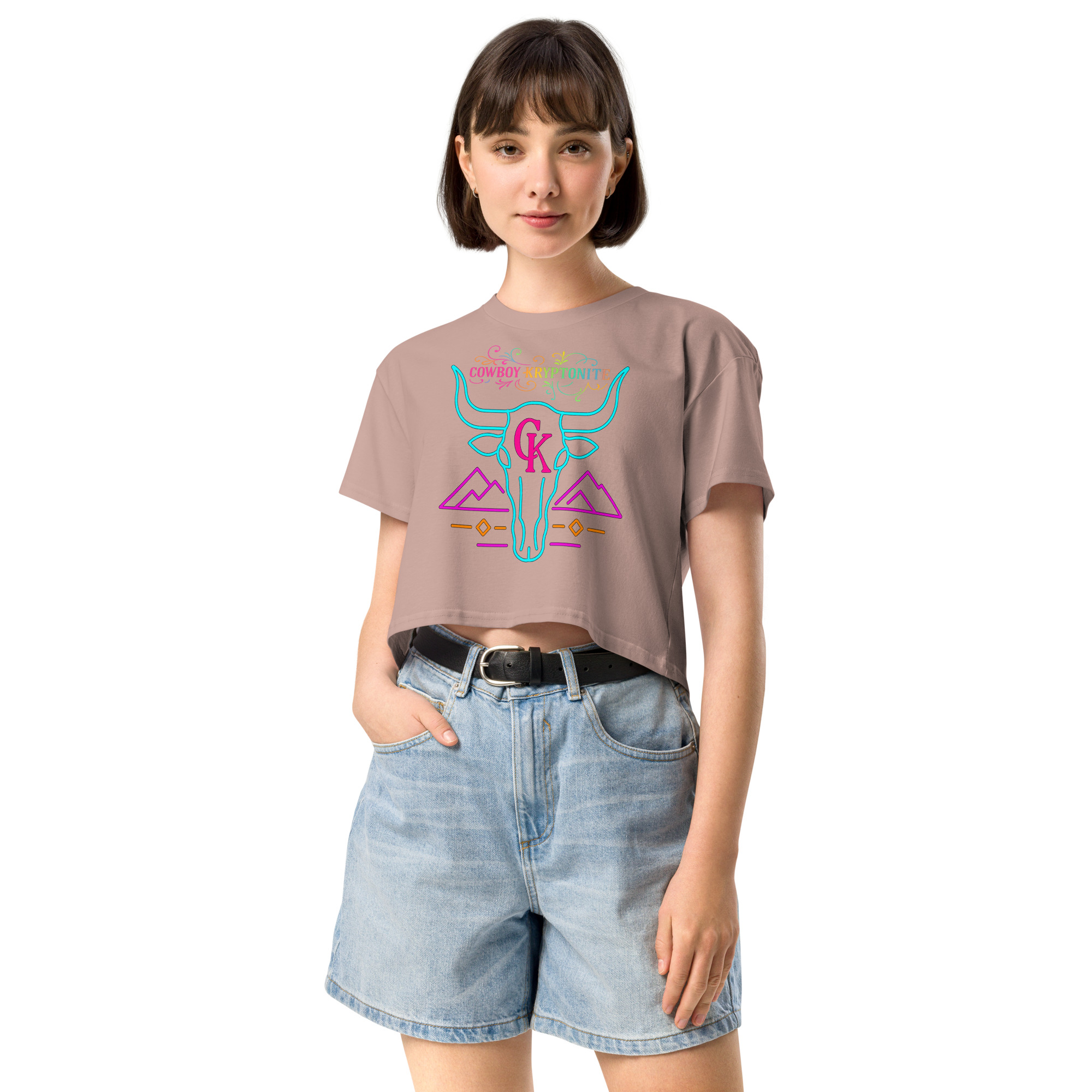 Neon Longhorn - Crop Top ✨ - Image 8