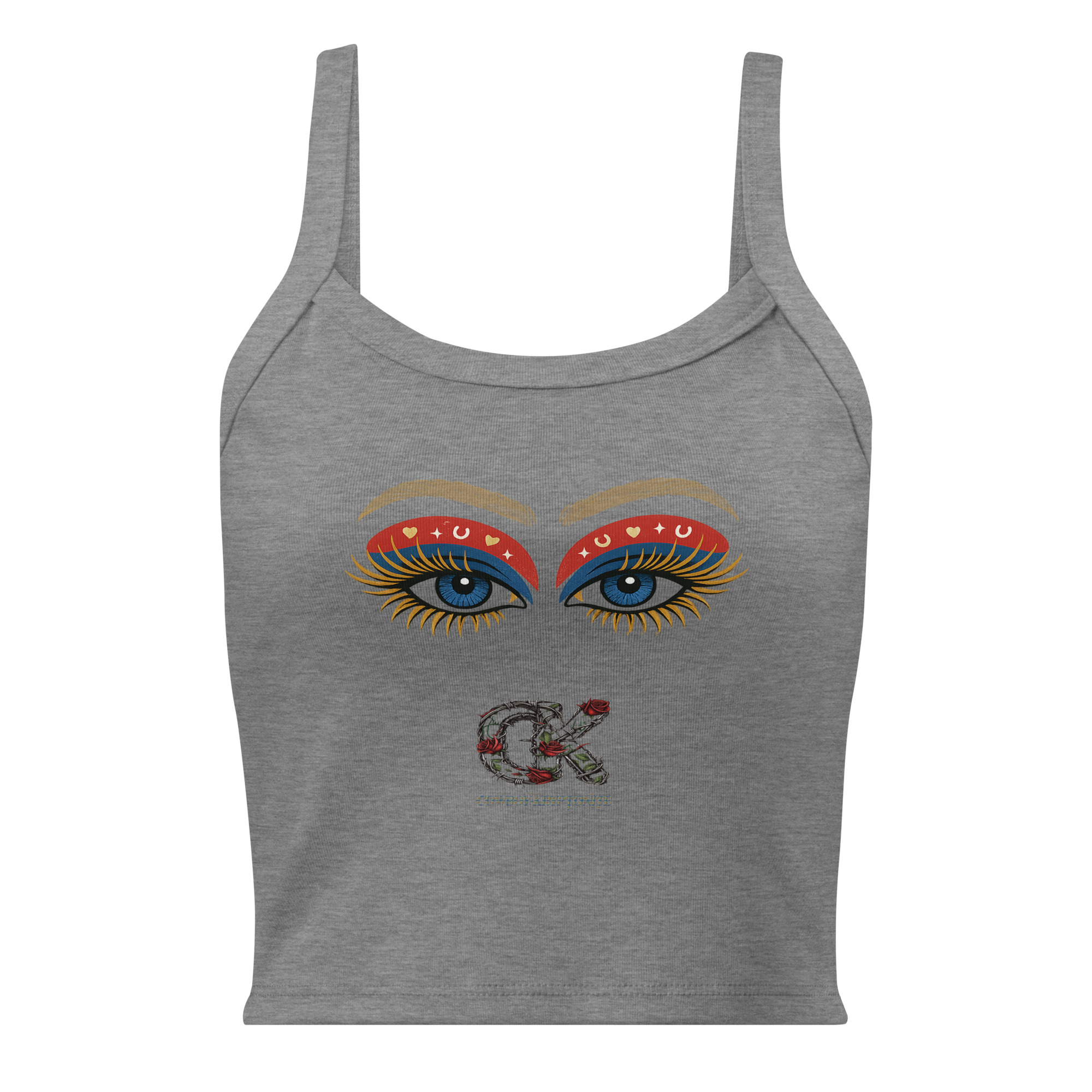 Cowgirl Eyes – Crop Top Tank - Image 3