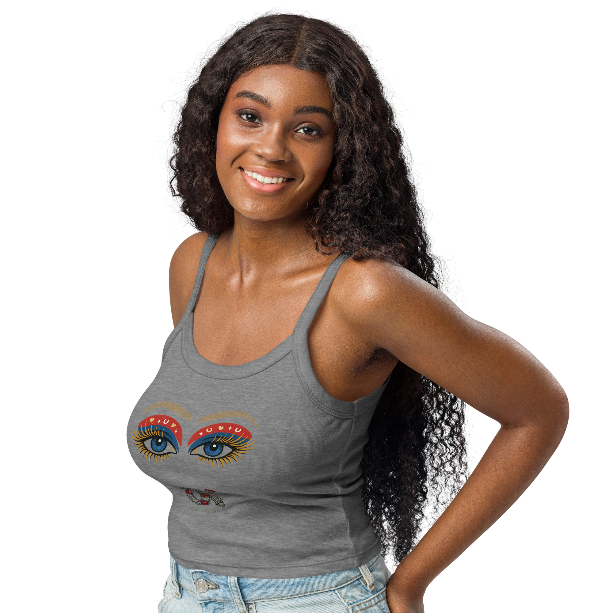 Cowgirl Eyes – Crop Top Tank - Image 9