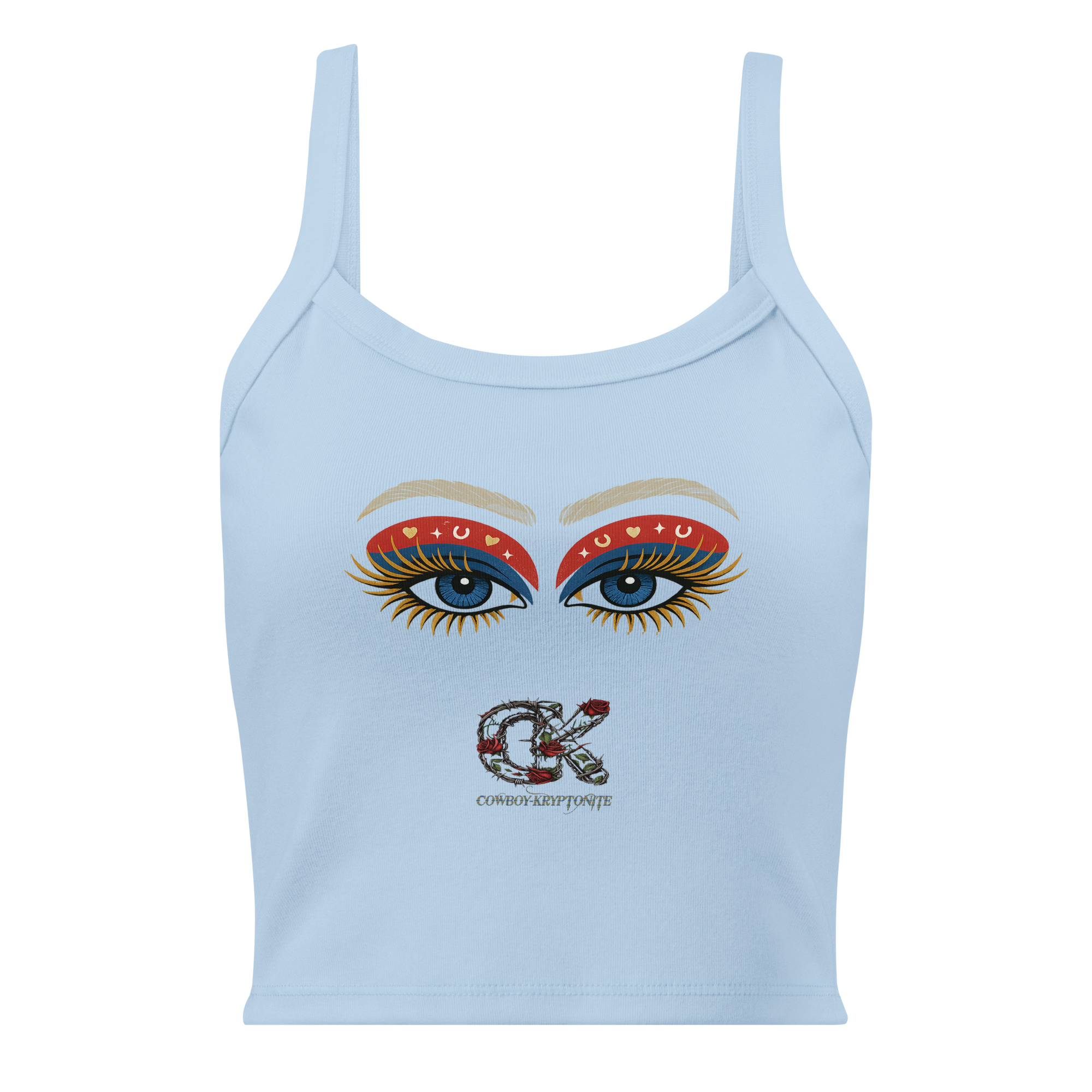 Cowgirl Eyes – Crop Top Tank - Image 6