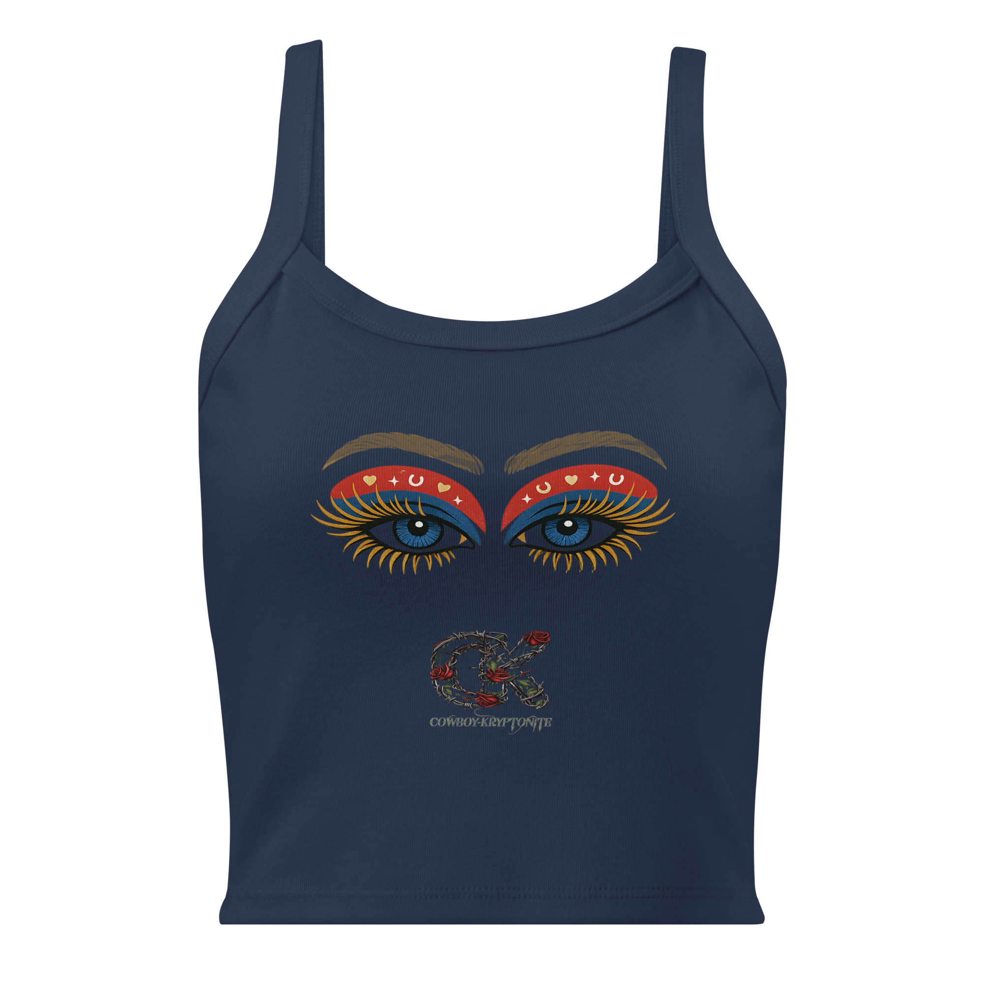 Cowgirl Eyes – Crop Top Tank - Image 2