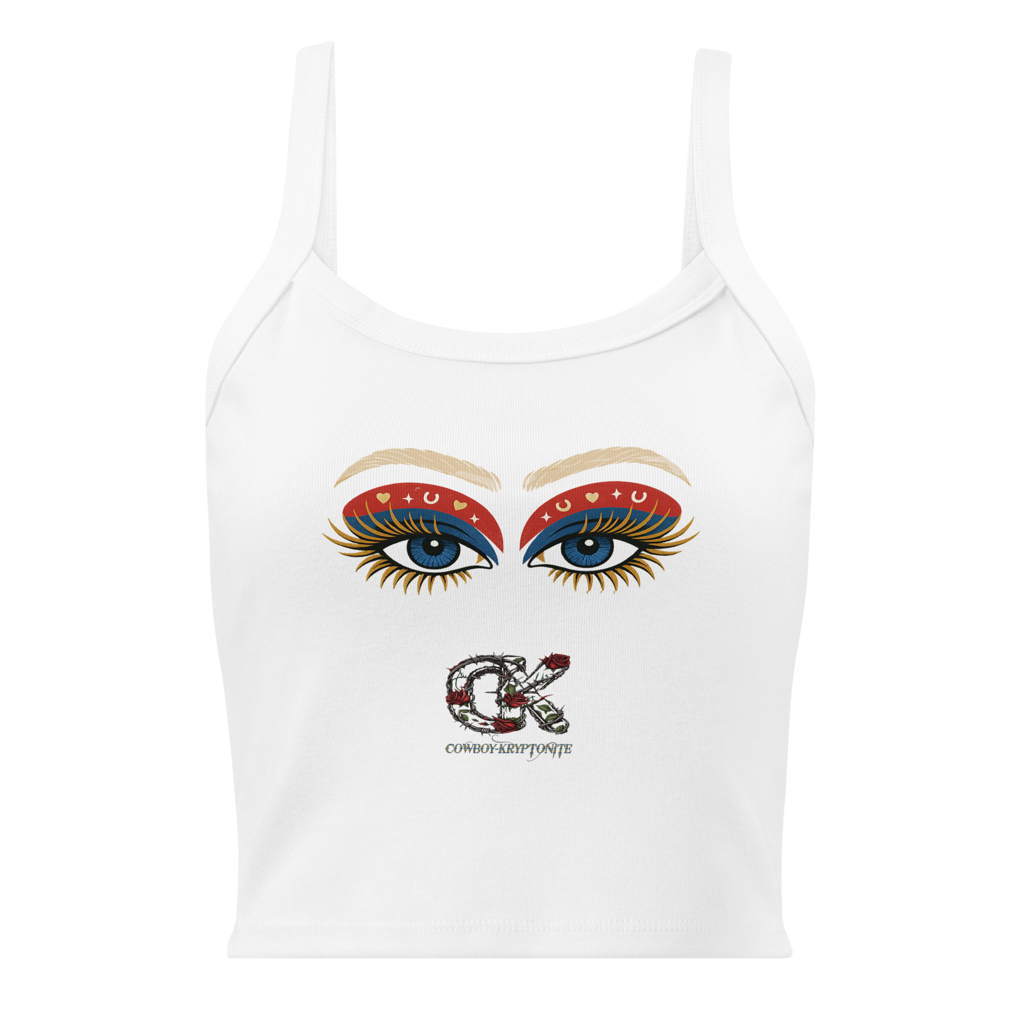 Cowgirl Eyes – Crop Top Tank - Image 4