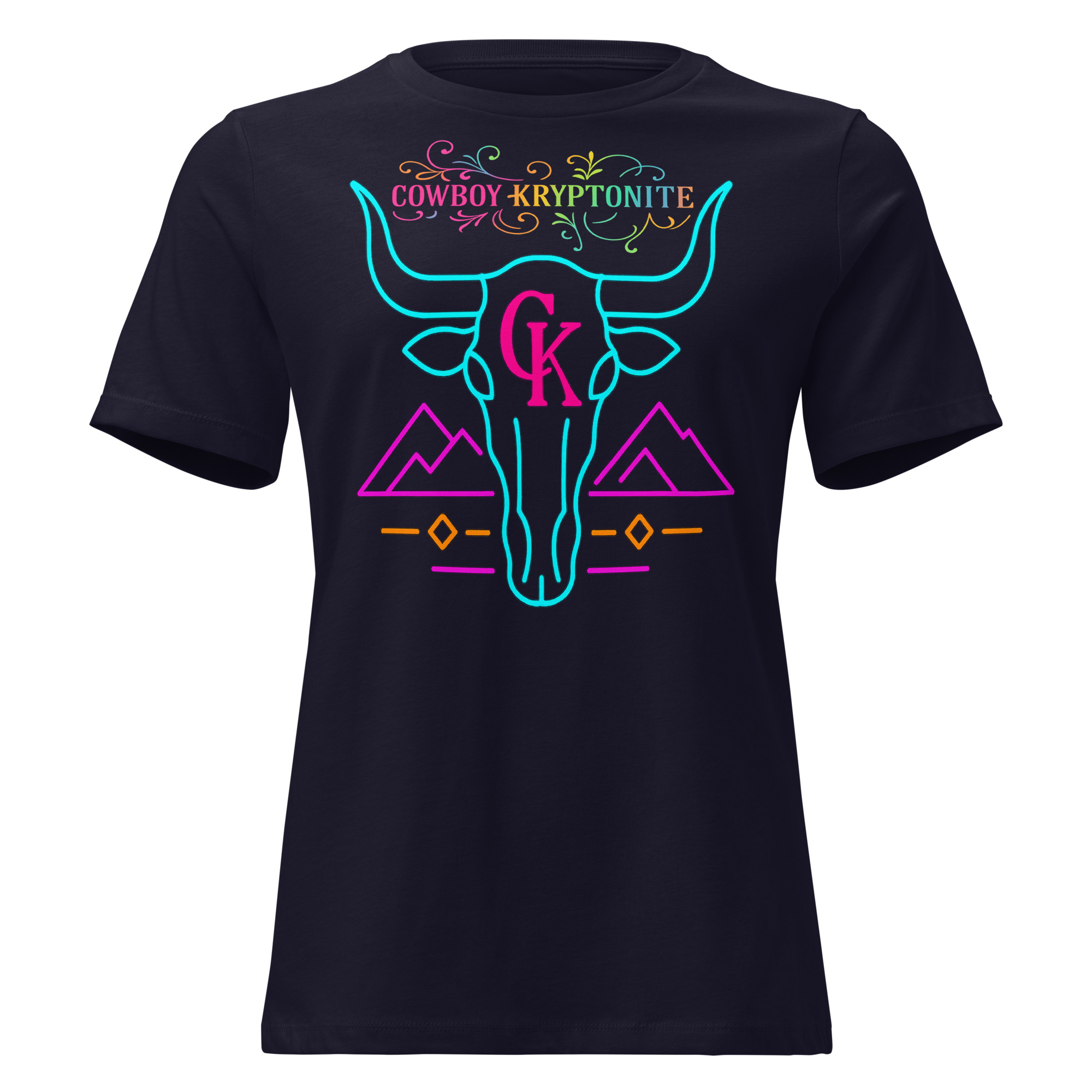 Neon Longhorn - Lady's Tee ✨ - Image 2