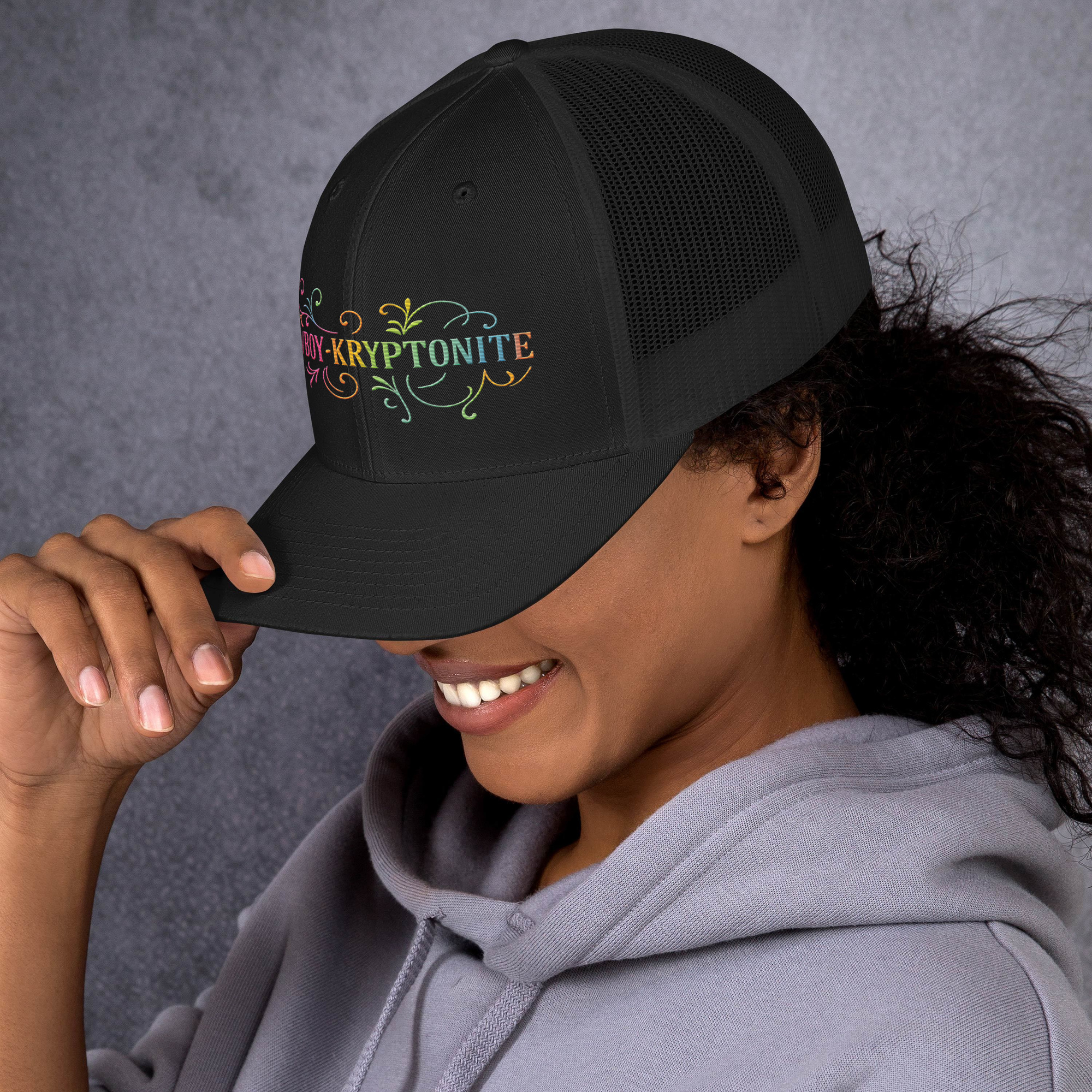 Neon Nights Trucker Hat - Image 9