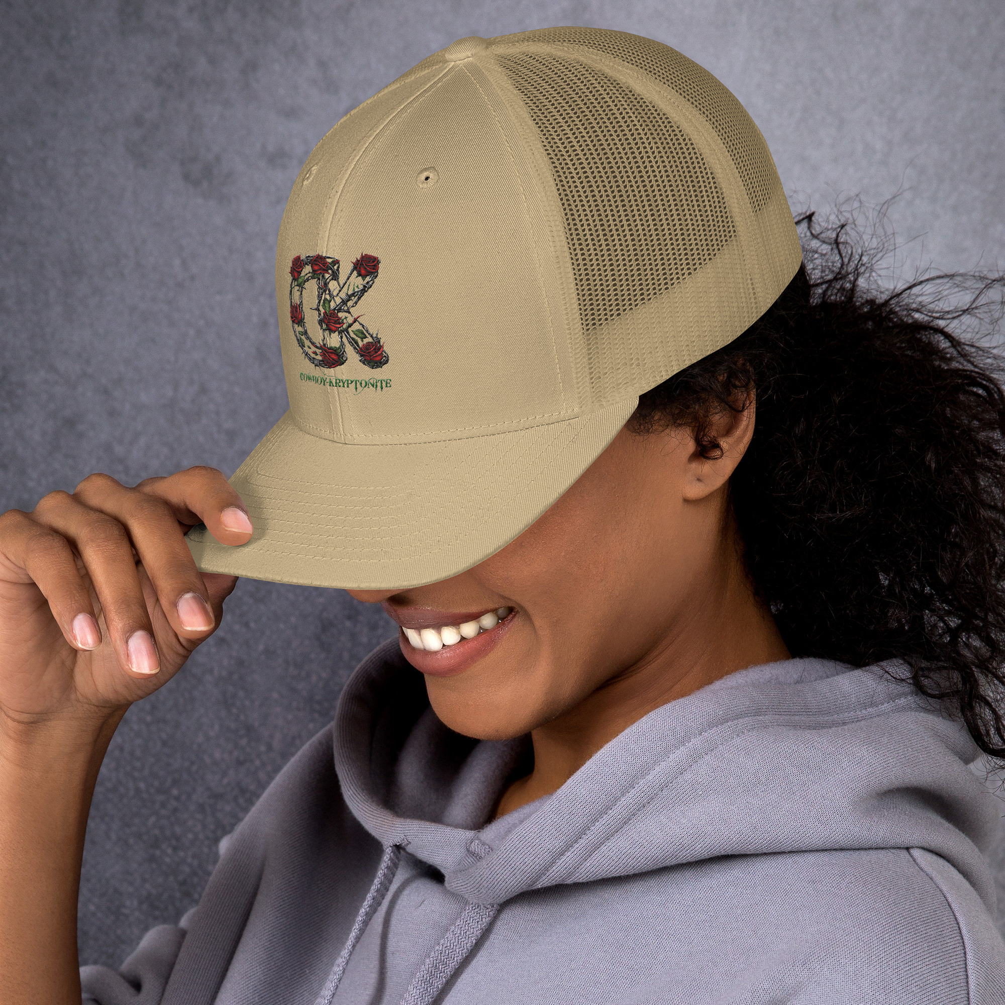 CK Rose Trucker Hat - Image 8