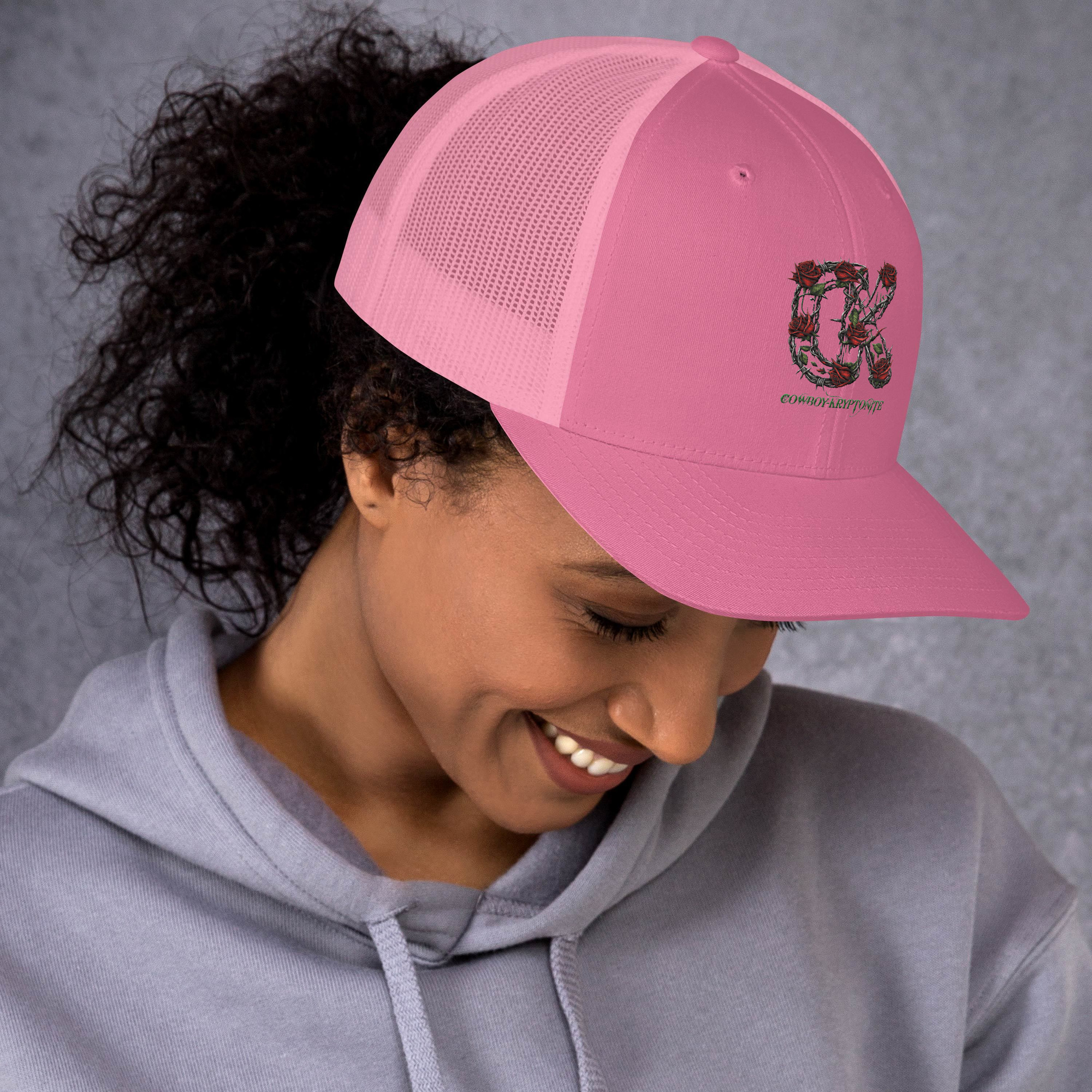 CK Rose Trucker Hat - Image 9