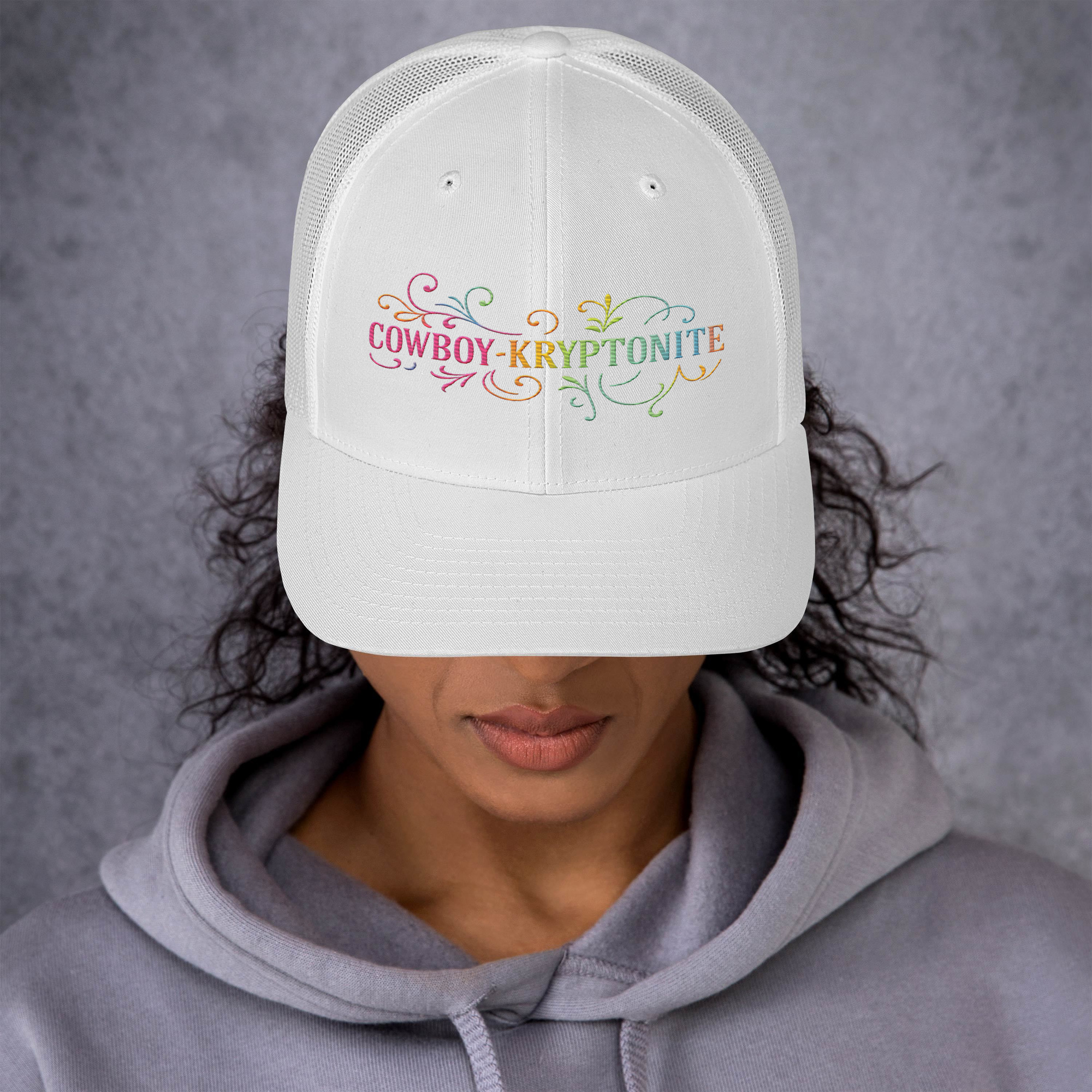 Neon Nights Trucker Hat - Image 10