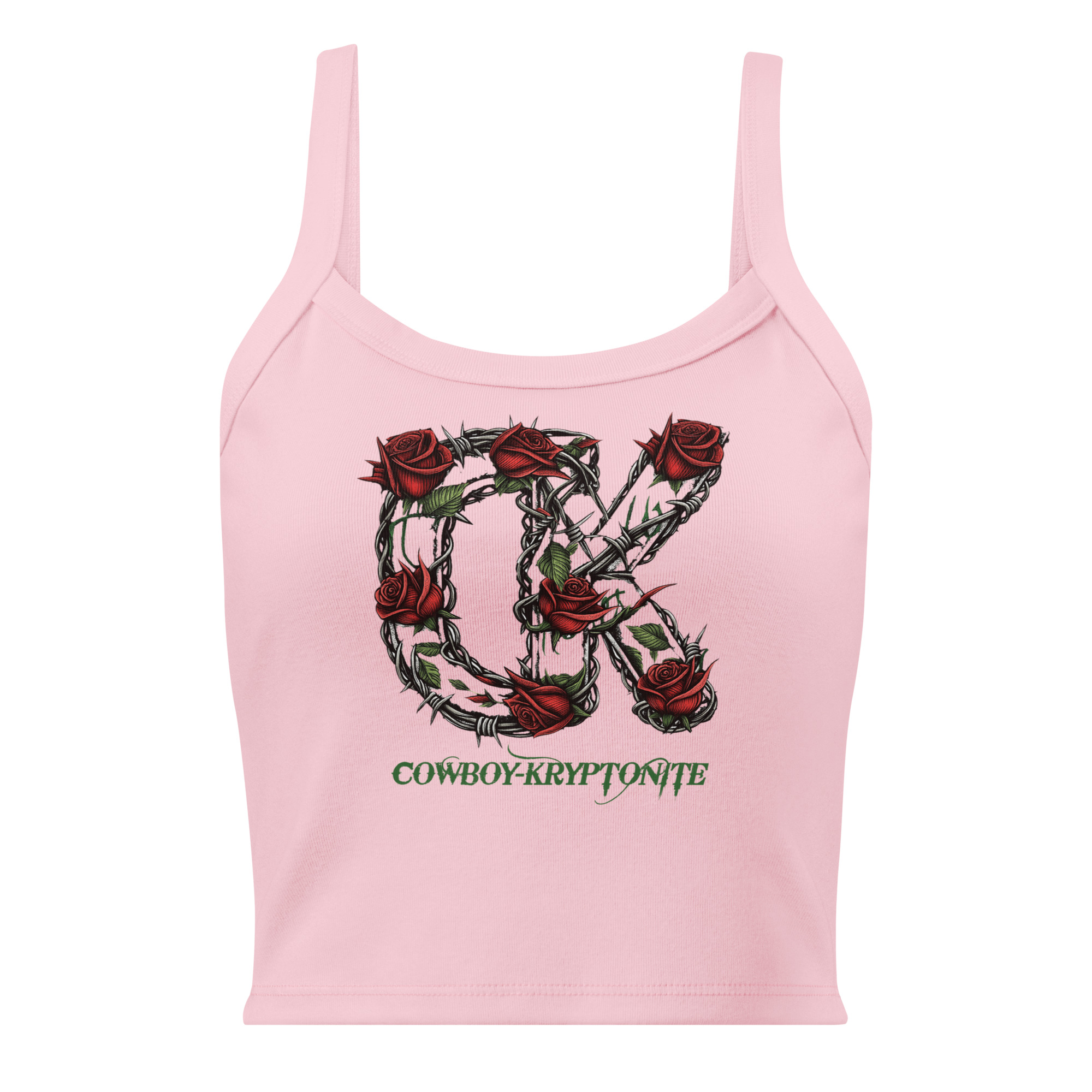 CK Roses & Barbwire - Crop Top Tank - Image 5