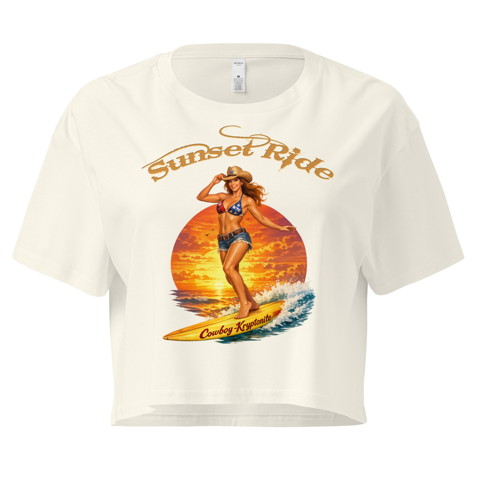 Sunset Ride — Cowboy-Kryptonite™ - Crop Top - Image 7